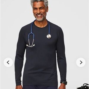 FIGS Navy Seamless Underscrub Size L